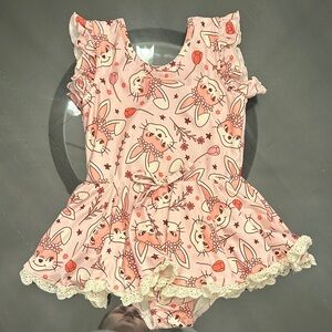 Cheeky Plum Bunny Leotard 4T